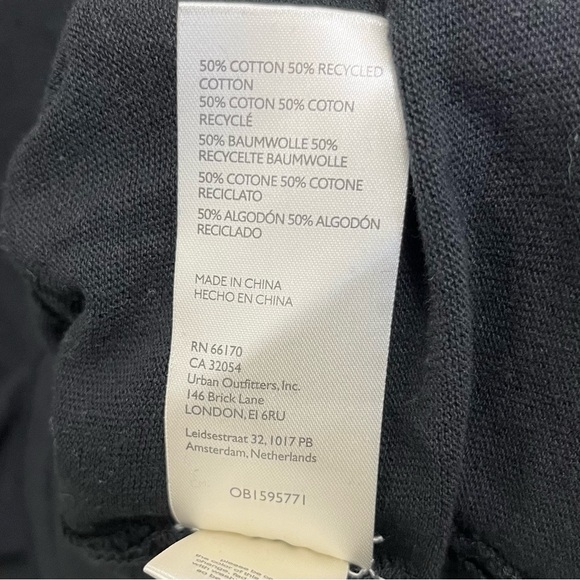 Free People Black Long Sleeve Cotton Shirt Size L - Picture 5 of 8